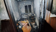 Dos personas atendidas a raíz del  incendio de una vivienda en Cee