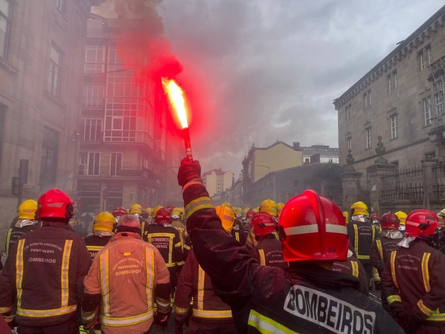 La Costa da Morte se queda sin bomberos durante 24 horas