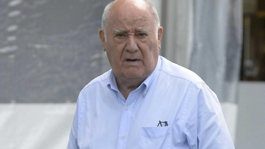 Amancio Ortega completa el jueves el cobro de los 2.217 millones en dividendo de Inditex
