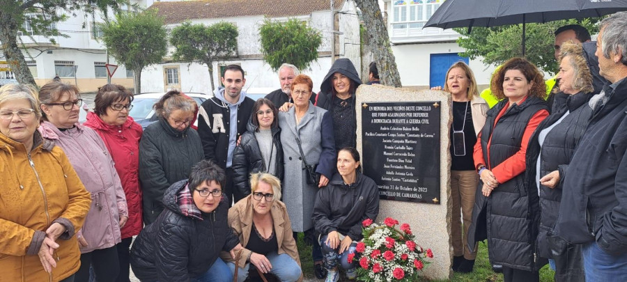 Camariñas perpetúa el recuerdo de nueve represaliados por el franquismo