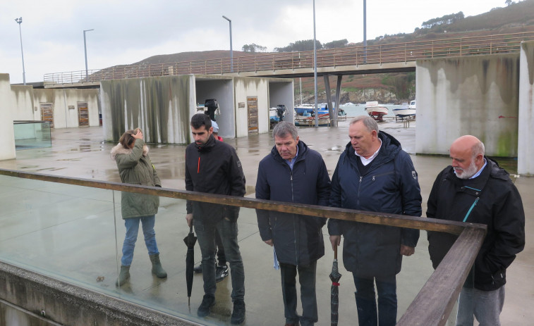 Portos de Galicia y el Concello de A Laracha se reúnen en Caión para definir las intervenciones