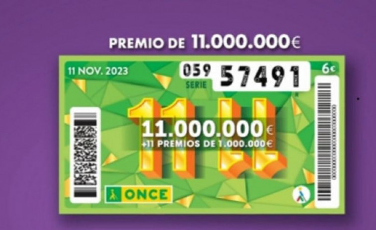 El Extra del 11/11 de la ONCE reparte más de 16 millones de euros en Santiago