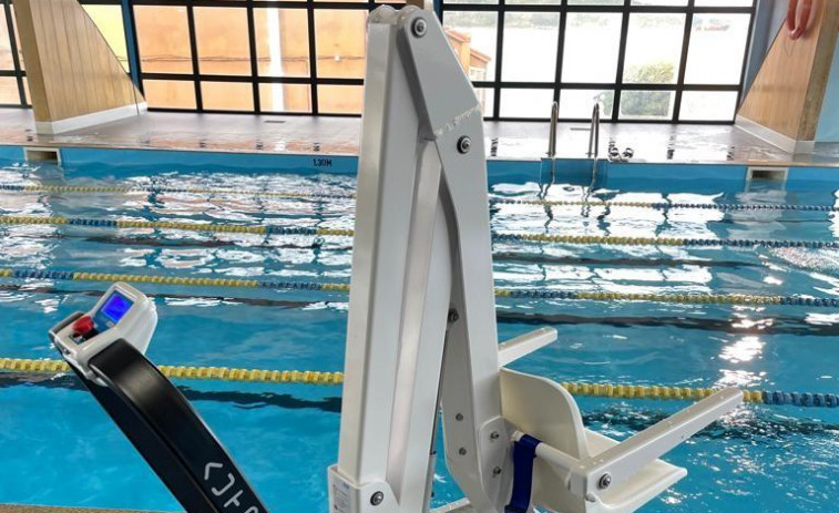 La piscina de Cabana contará con una silla elevadora que mejorará la accesibilidad del recinto