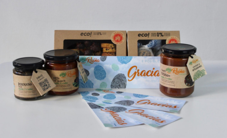 La asociación Raíña Paraíso presenta sus packs de Navidad con productos 100% naturales ecológicos e inclusivos