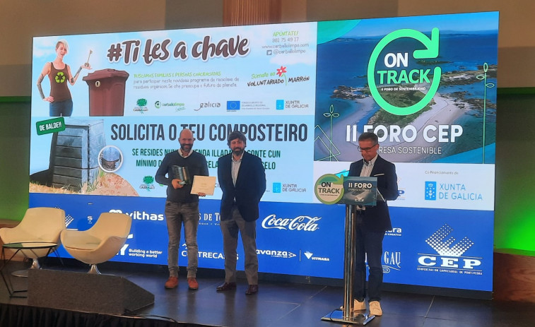 Carballo, premio Aproema a Entidades públicas por su labor en defensa del medio ambiente