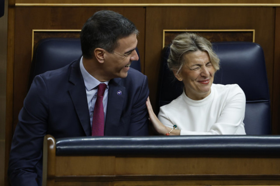 Yolanda Díaz niega que Sumar vaya a formar coalición con el PSOE en las elecciones gallegas