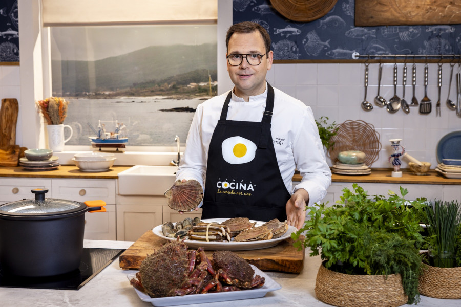 El chef Manuel Costiña estrena programa en el Canal Cocina