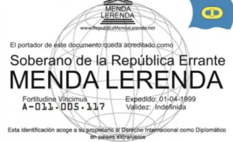 Dos gallegos detenidos se identifican con documentos de la República del Menda Lerenda