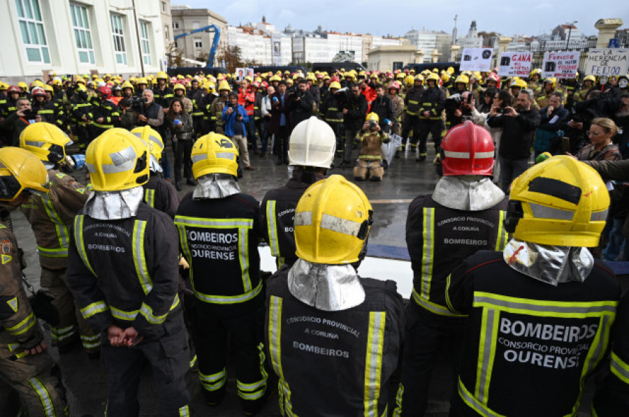 Los bomberos comarcales desconvocan la huelga