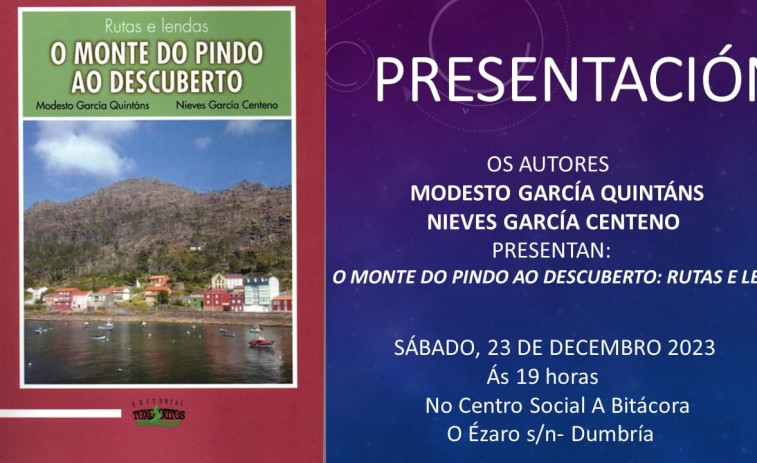 La historia del Monte Pindo, en un nuevo libro de Modesto García y su hija
