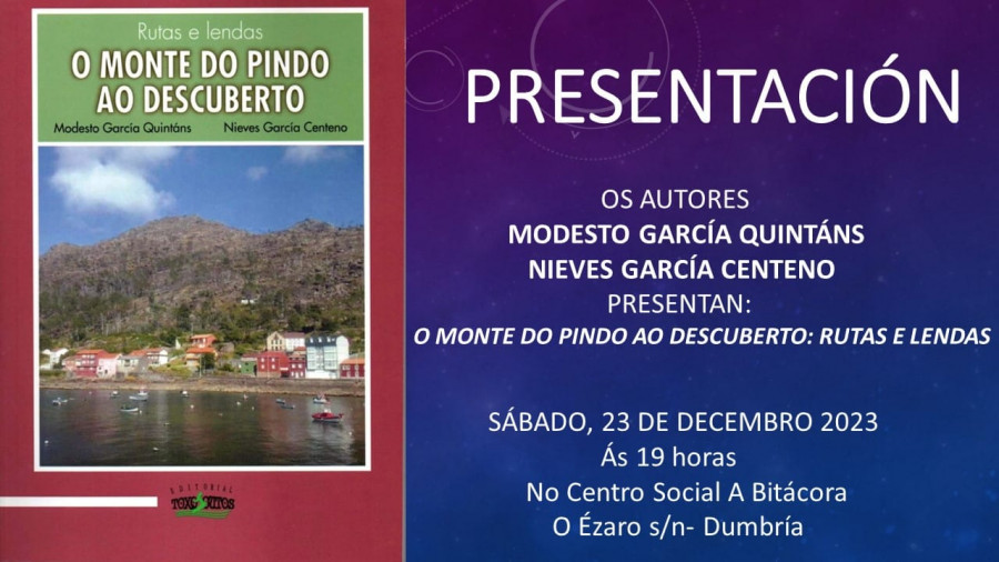 La historia del Monte Pindo, en un nuevo libro de Modesto García y su hija