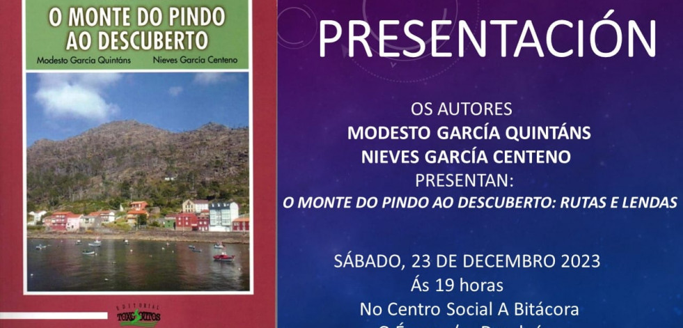 La historia del Monte Pindo, en un nuevo libro de Modesto García y su hija