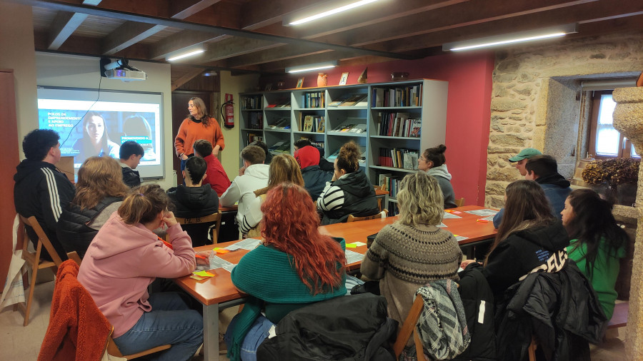 El instituto Eduardo Pondal de Ponteceso clausura sus I Xornadas de Emprendemento