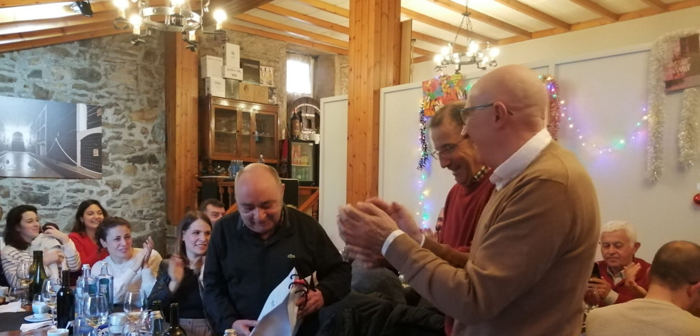 Jubilación del profesor Antonio Díaz, del IES de Baio
