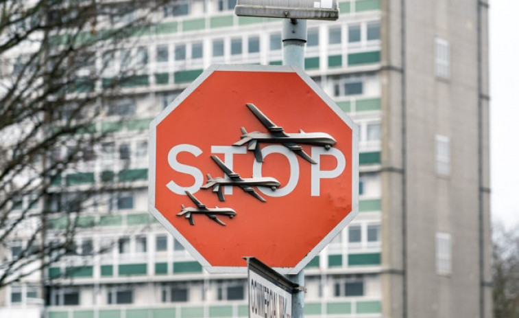 Detienen a un hombre por robar una obra de Banksy en Londres