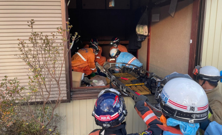Un perro salva a una anciana en Japón 72 horas después del terremoto