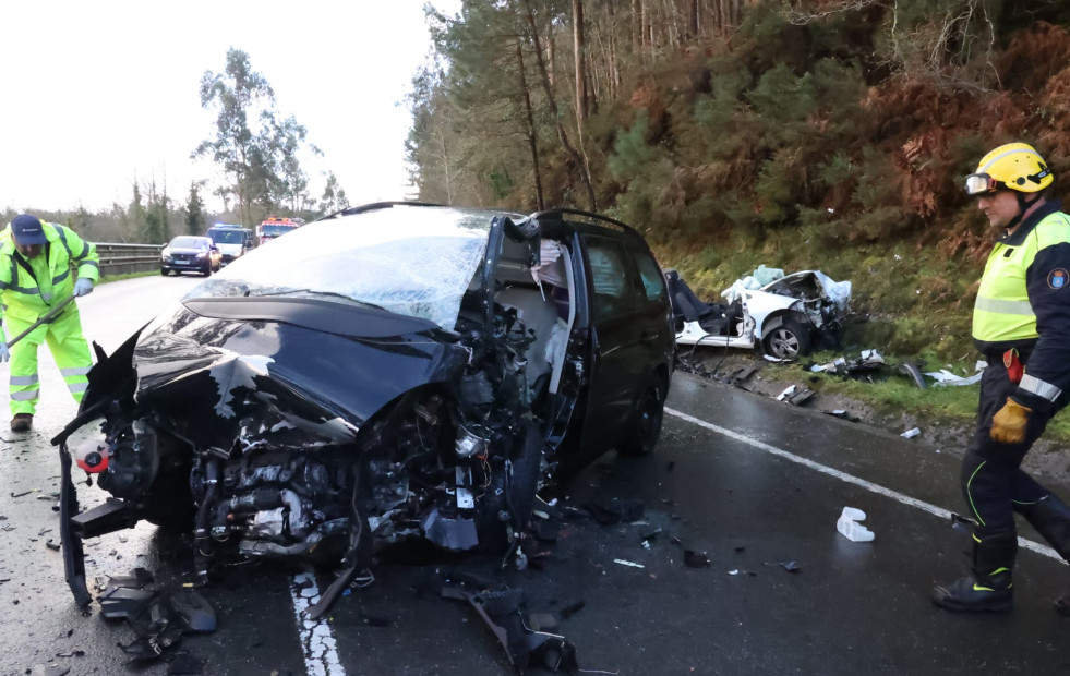 Dos víctimas mortales tras una colisión en Malpica