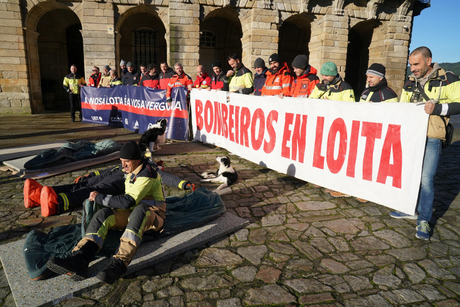 Los bomberos denuncian la instalación de cámaras en el interior de los parques