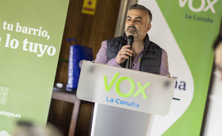 El representante de Vox en Malpica, Javier Ferreiro, anuncia que no concurrirá a las autonómicas