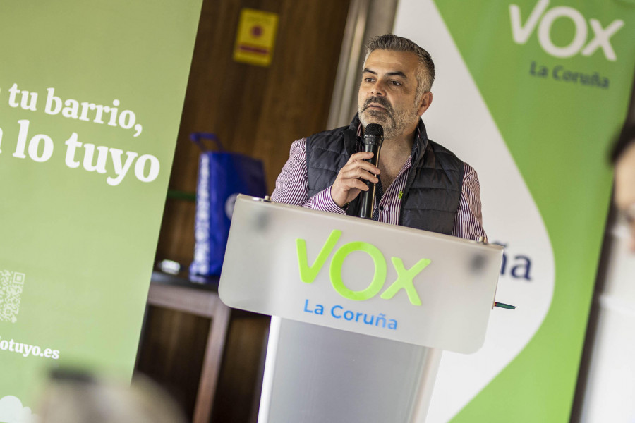 El representante de Vox en Malpica, Javier Ferreiro, anuncia que no concurrirá a las autonómicas