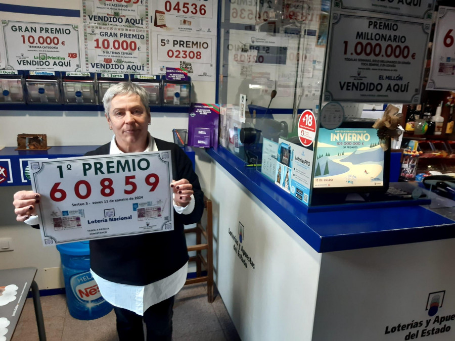 La Tasca A Pataca reparte un primer premio de la Lotería Nacional