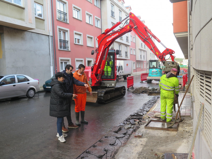 A Laracha pone en marcha las obras de humanización de la calle José Manuel Ferreira