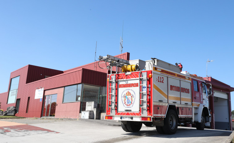 Arde un cobertizo en Coristanco