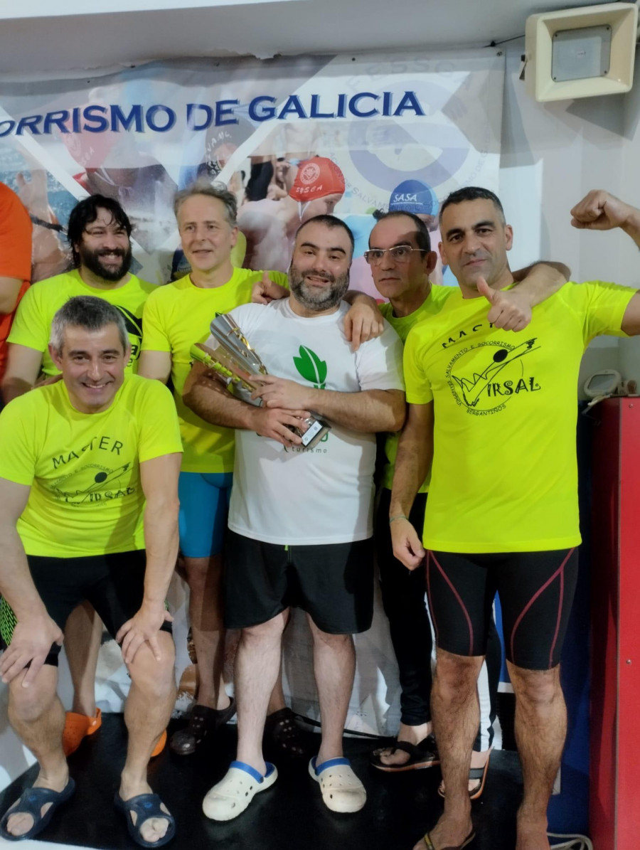 El Virsal vuelve del Campeonato Gallego Máster con la plata masculina