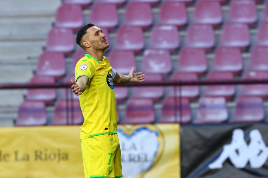 El Depor arrasa a una floja SD Logroñés con una 'manita' (0-5)