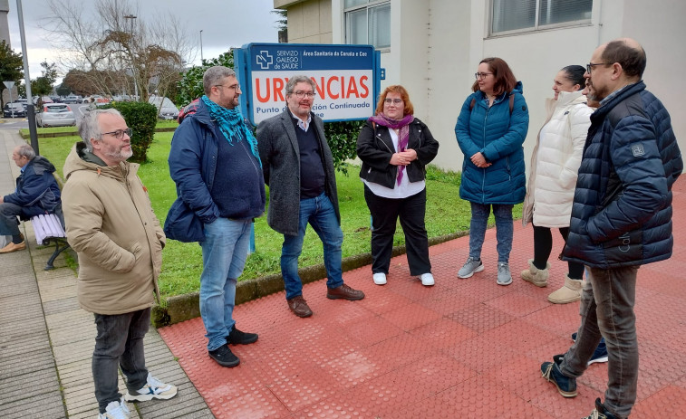 El Bloque denuncia en Cee el abandono de la sanidad pública gallega en la Costa da Morte