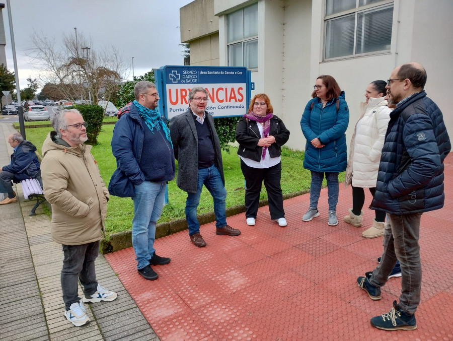 El Bloque denuncia en Cee el abandono de la sanidad pública gallega en la Costa da Morte