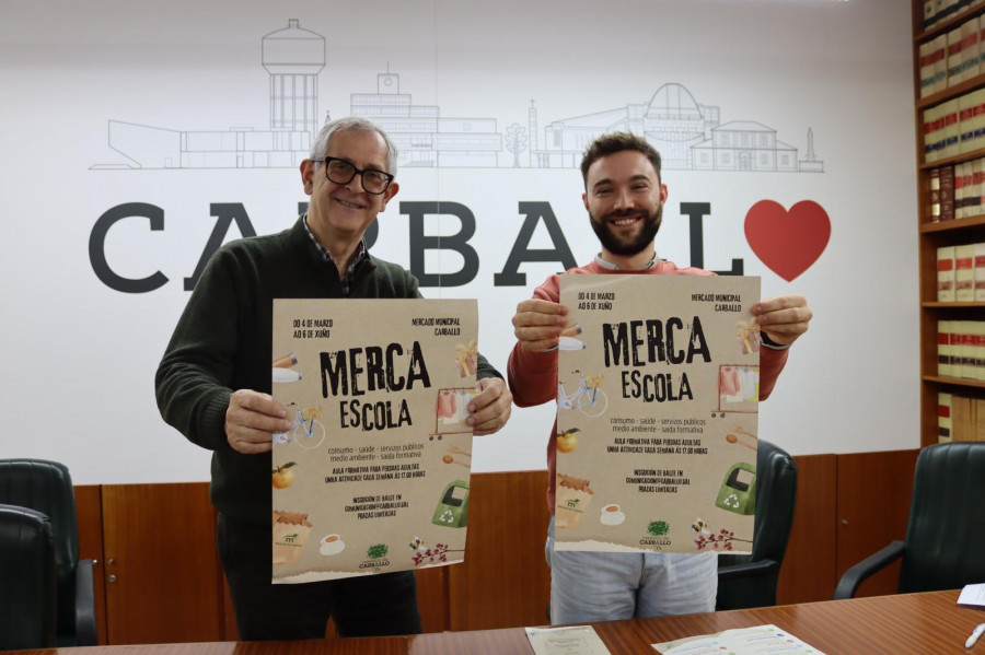 Carballo pone en marcha MercaEscola, un aula de formación e información