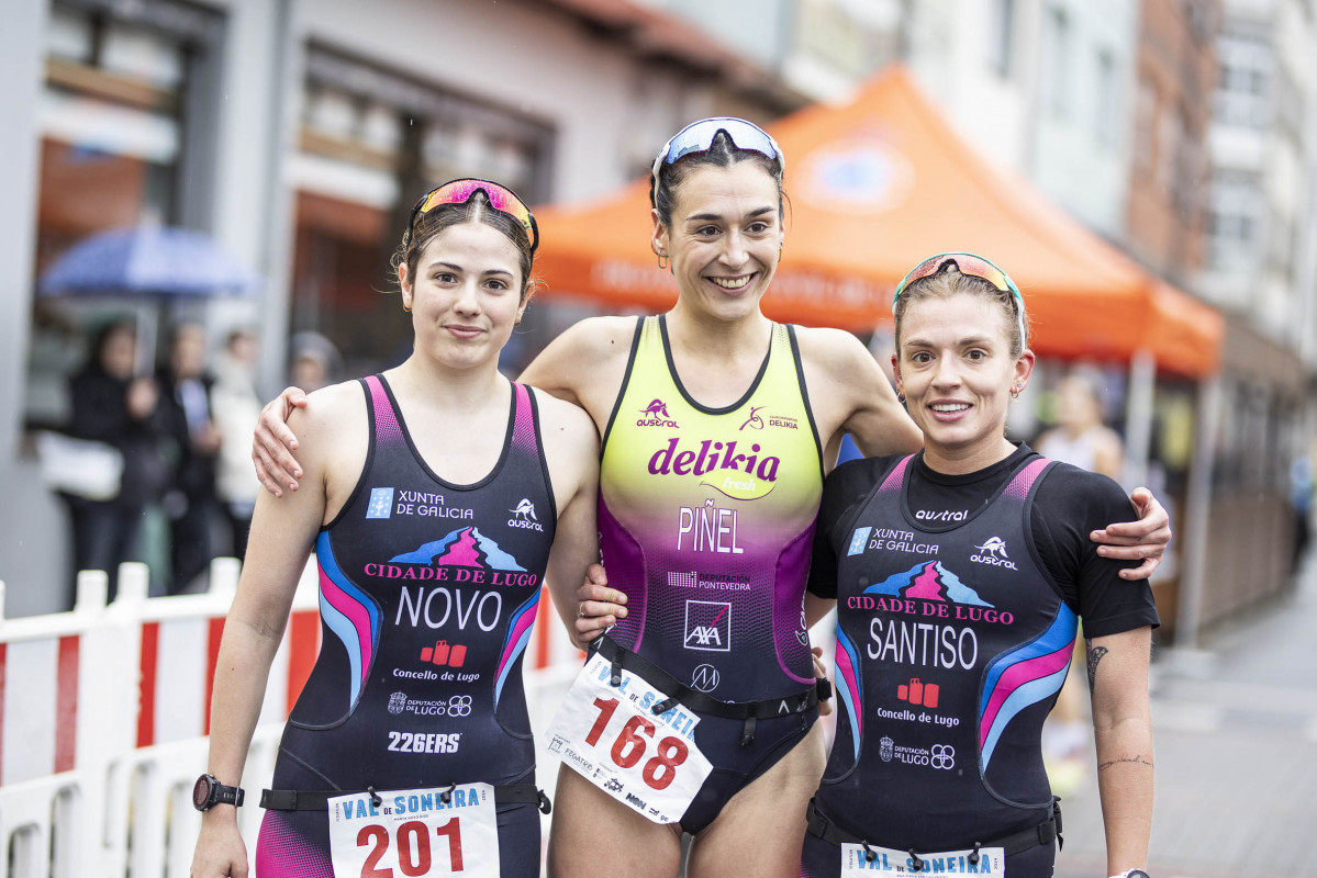Ganadoras sprint femenino