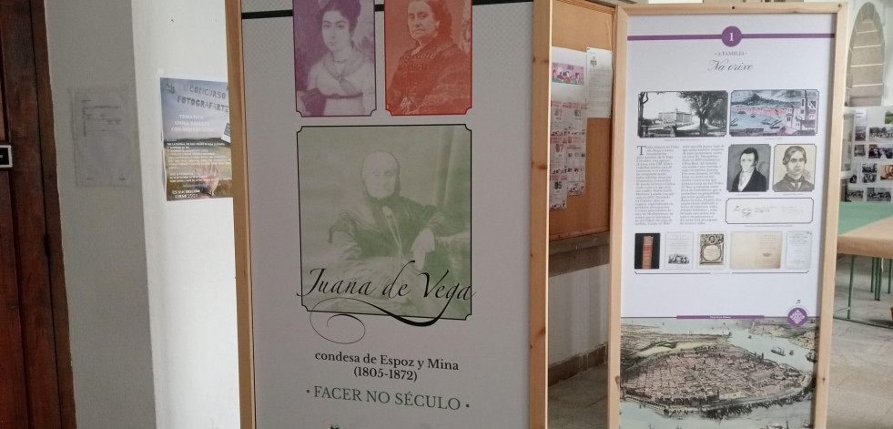 El IES Maximino Romero de Lema inaugura este jueves la muestra sobre Juana de Vega