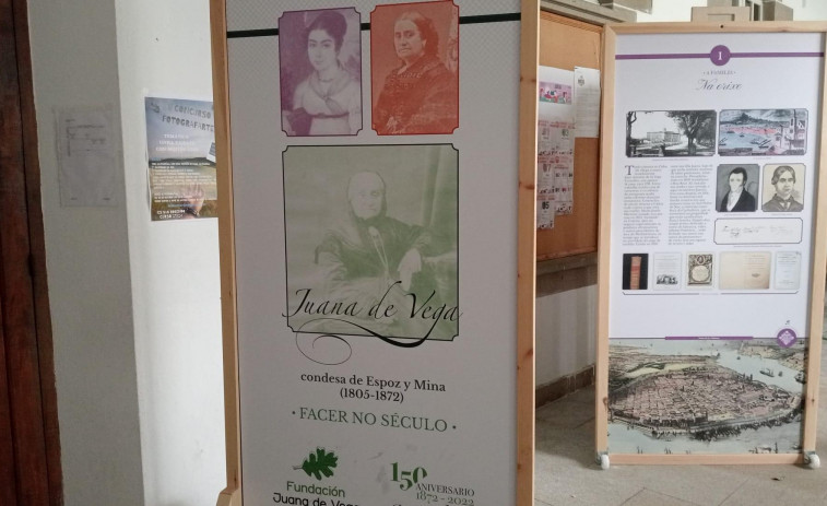 El IES Maximino Romero de Lema inaugura este jueves la muestra sobre Juana de Vega