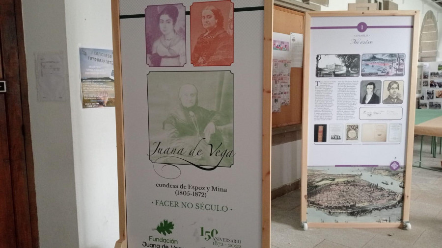 El IES Maximino Romero de Lema inaugura este jueves la muestra sobre Juana de Vega