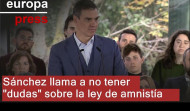 Sánchez dice que la amnistía hará 