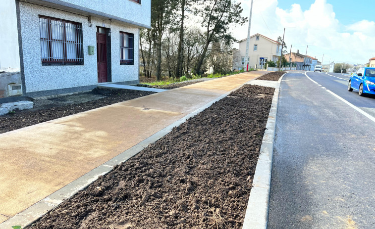 La Xunta da por terminadas las obras de la senda que une Proame con O Cancelo, en A Laracha