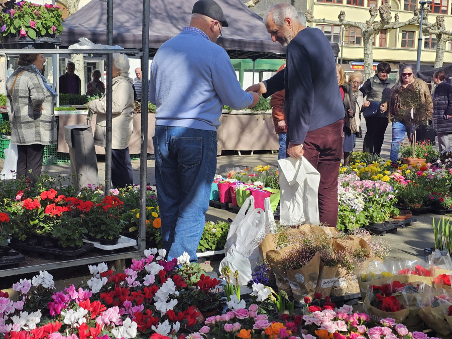 Primera feria de primavera en Carballo