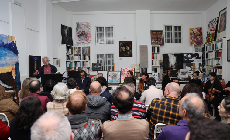 Lectura poética y música en Espiral Maior
