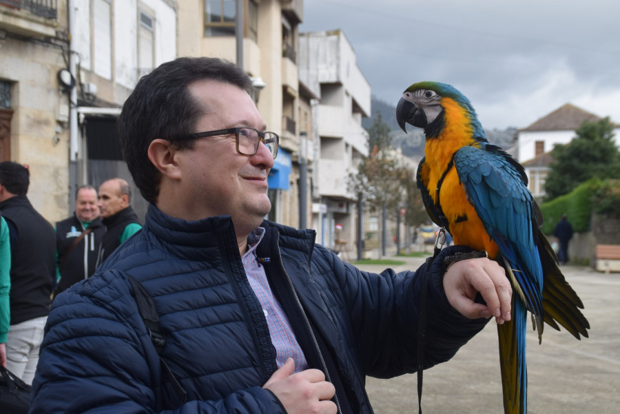 Xosé Manuel Lema recibe la "insignia verde" de la Fundación Zoo Koki