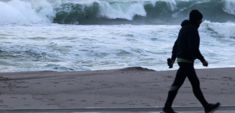 El temporal 'Nelson' deja vientos de más de 100 kilómetros por hora en Galicia