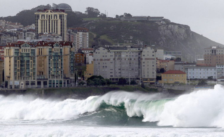Activada para este domingo la alerta amarilla por temporal costero en la Costa da Morte