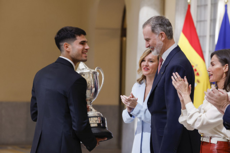 Carlos Alcaraz y Susana Rodríguez reciben los Premios Nacionales del Deporte 2022