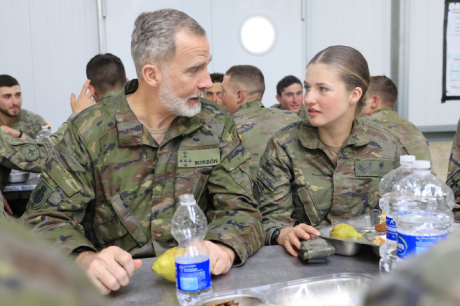 La princesa Leonor inicia el último trimestre de formación en el Ejército de Tierra