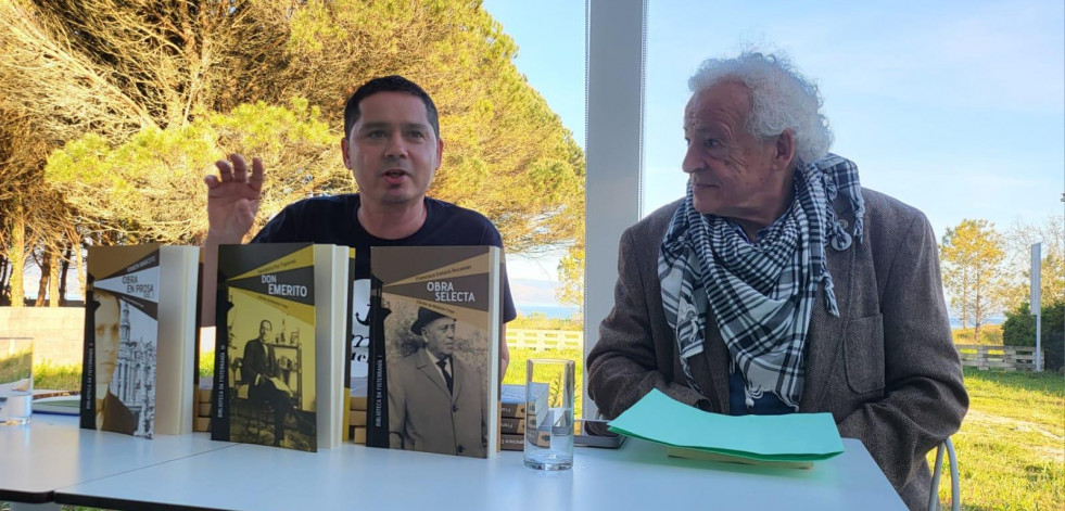 Modesto Fraga y Rafael Mouzo reivindican la figura de Don Emerito