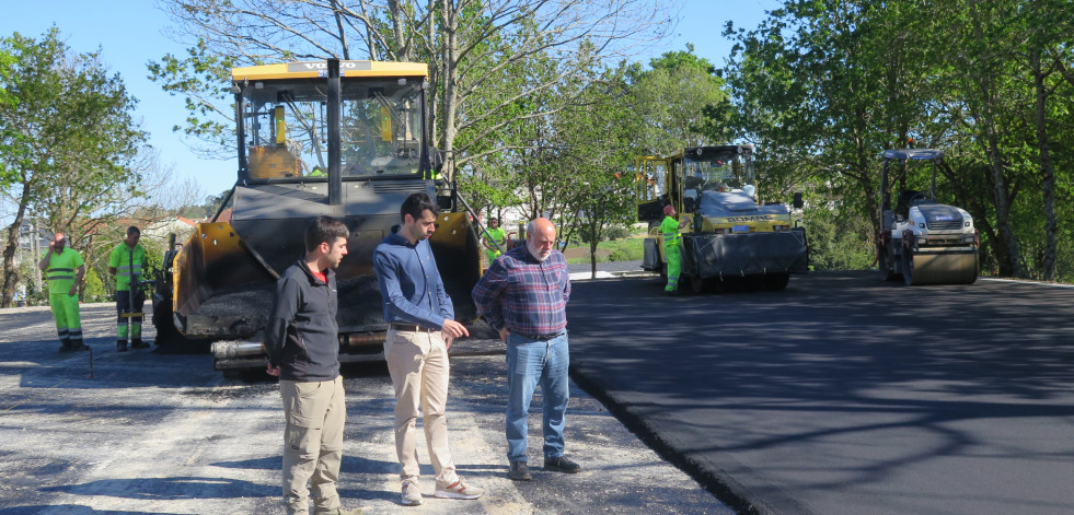 Avanza a buen ritmo la construcción de la nueva pista polideportiva de Paiosaco
