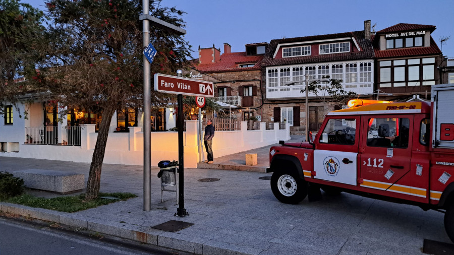 Un hotel de Camariñas sufre un incendio, posiblemente provocado