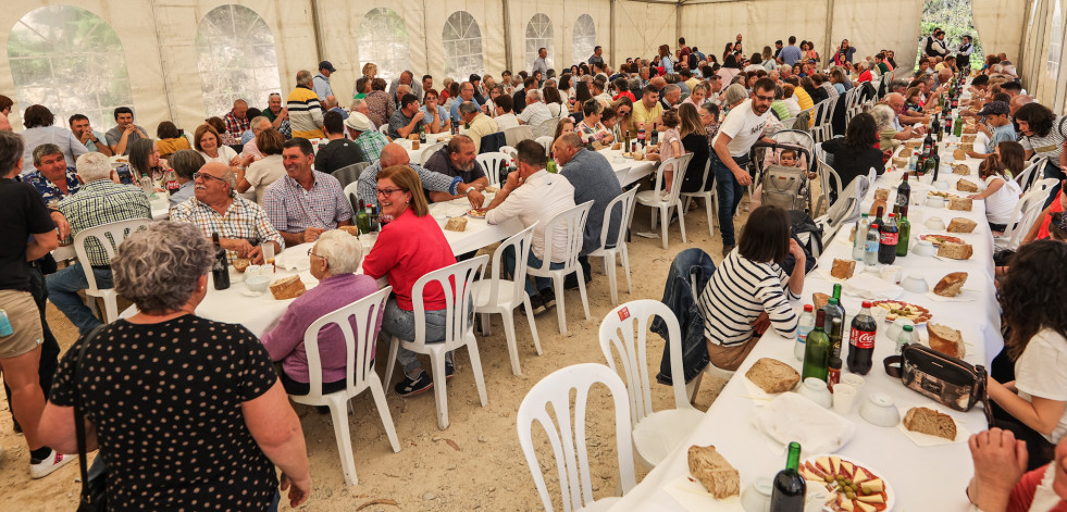 Comida del Miguel de Vilela, en imágenes