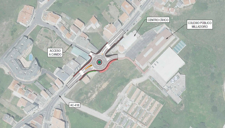 La Xunta aprueba el proyecto provisional para construir una glorieta en la entrada de Malpica